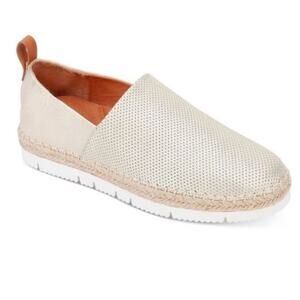 GENTLE SOULS - Lara Metallic Leather Espadrille
